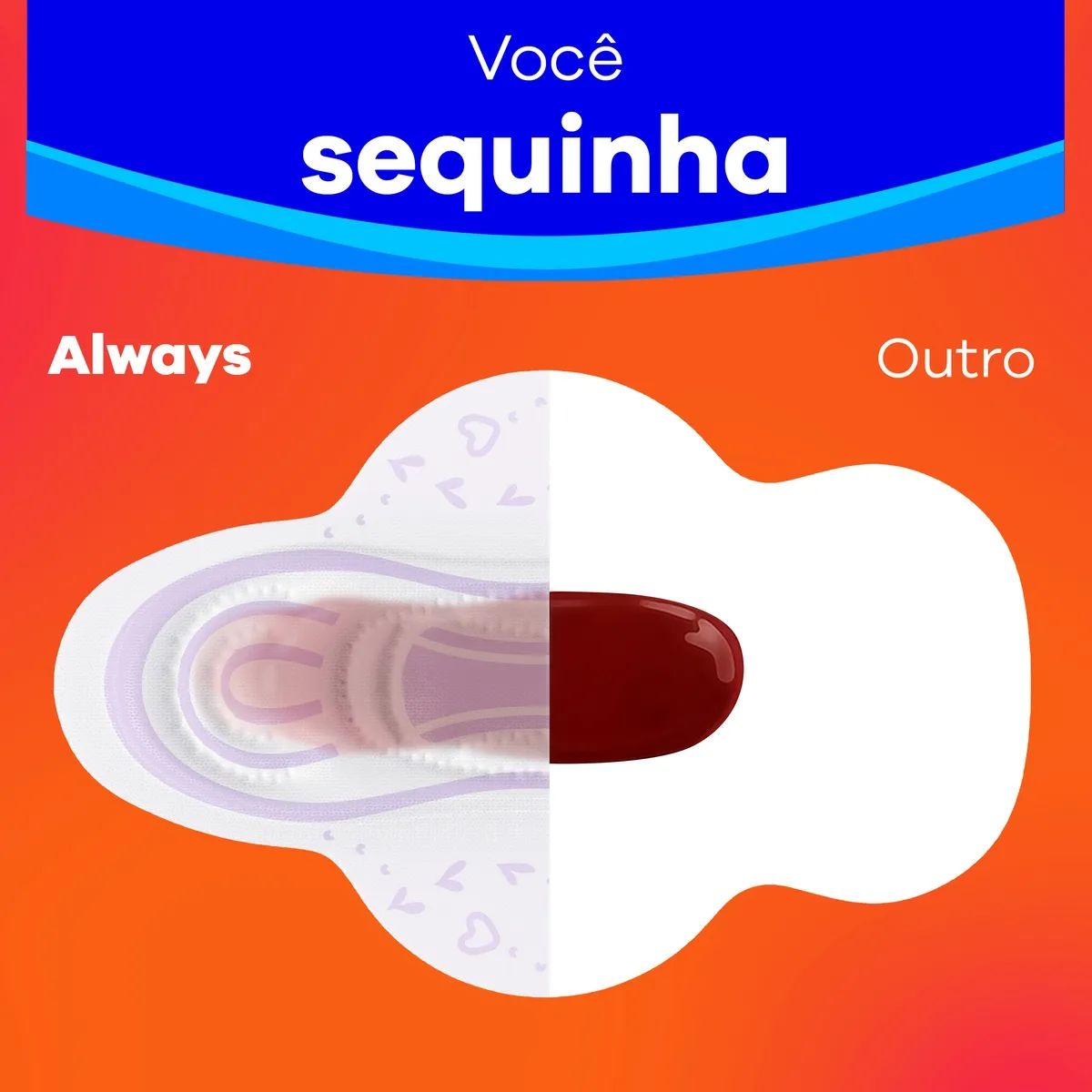 Absorvente Always Dia Seca com Abas Fluxo Médio 32 Unidades — foto 3