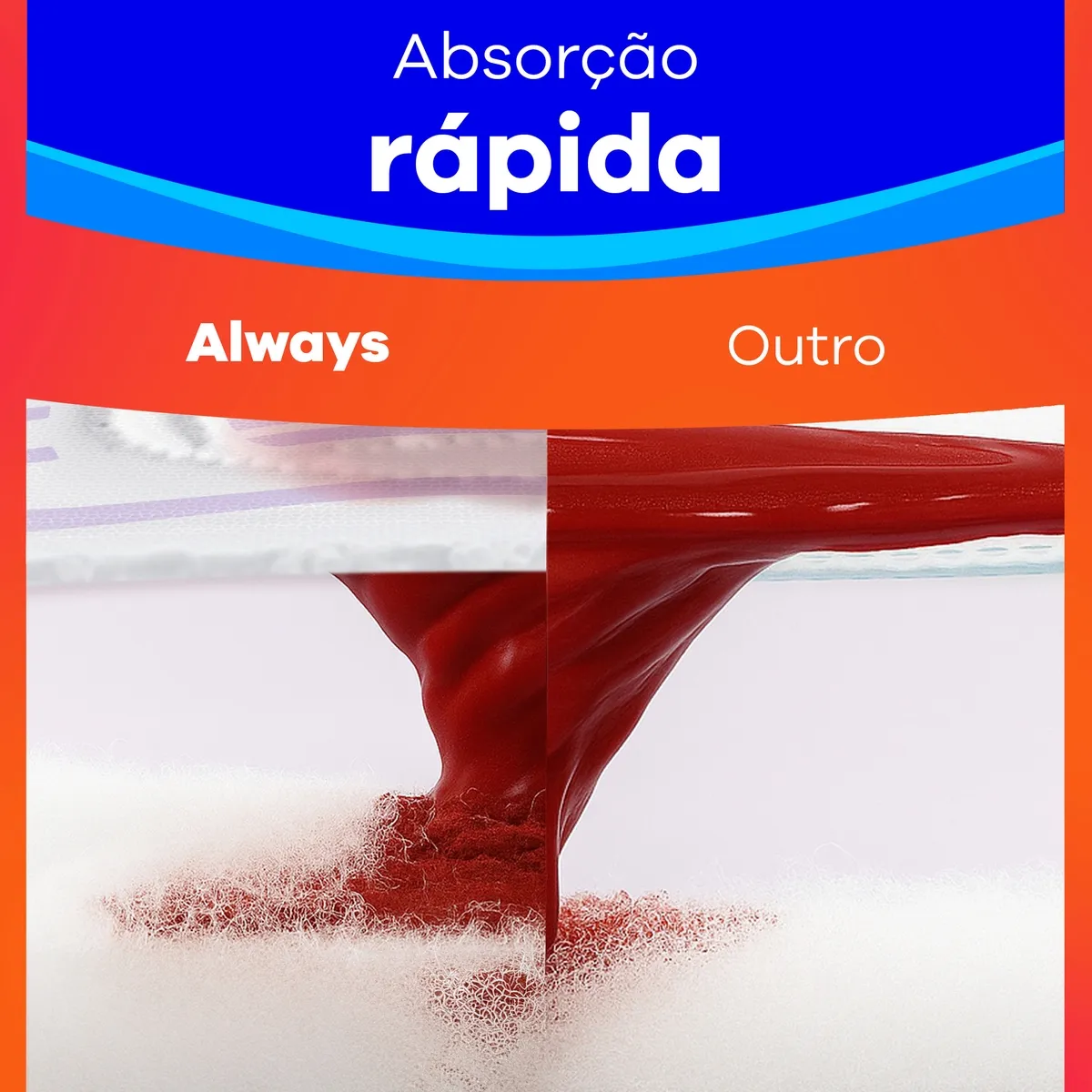 Absorvente Always Dia Seca com Abas Fluxo Médio 8 Unidades — foto 2