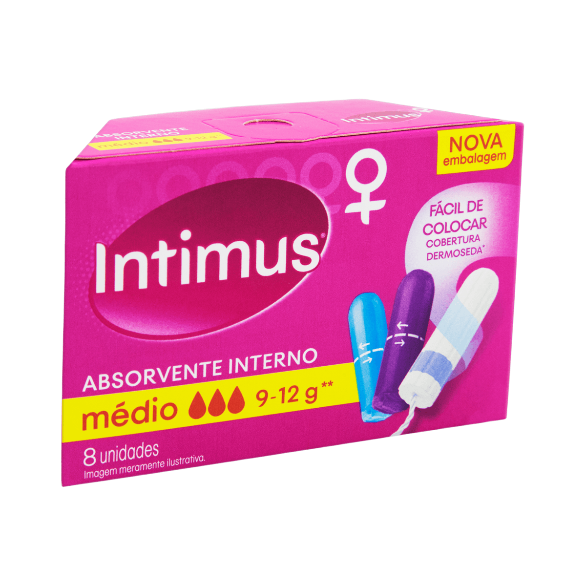 Absorvente Interno Intimus Discreto Médio 8 Unidades — foto 2
