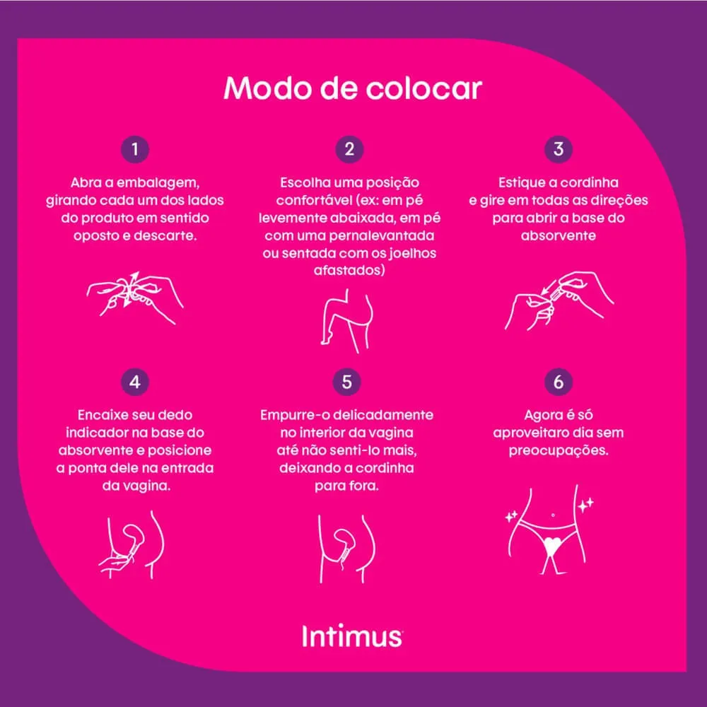 Absorvente Interno Intimus Discreto Super 16 Unidades — foto 10