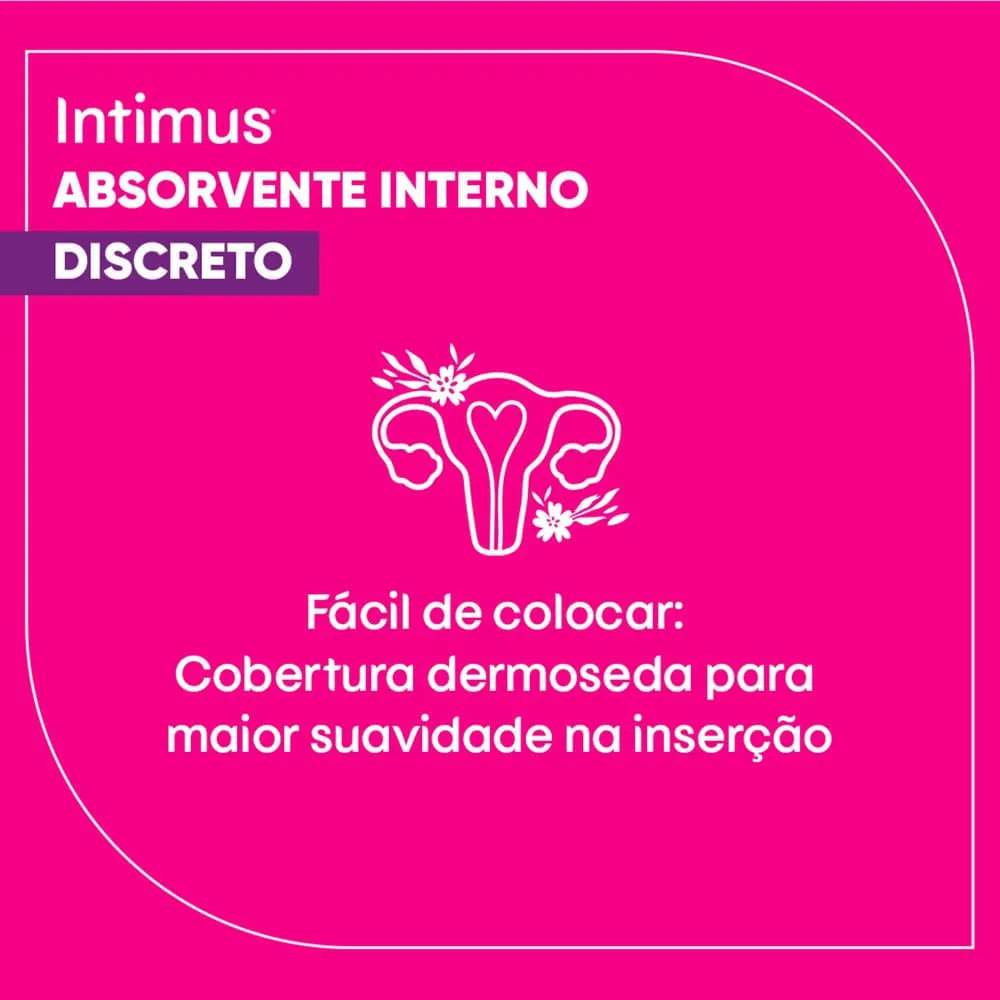 Absorvente Interno Intimus Discreto Super 16 Unidades — foto 8