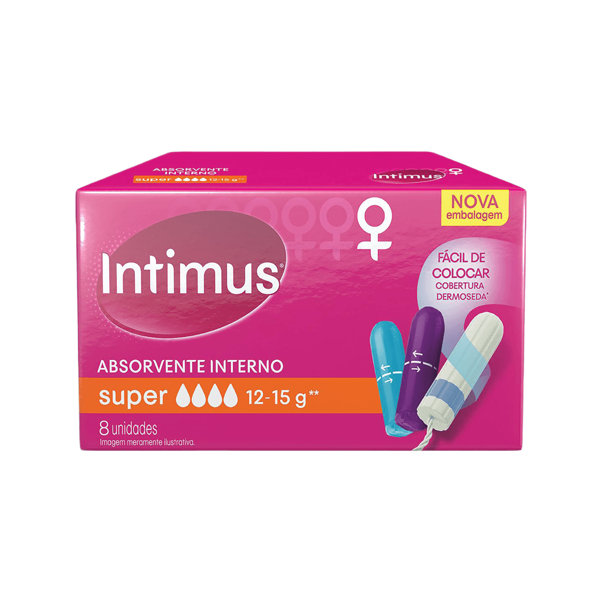Absorvente Interno Intimus Discreto Super 8 Unidades — foto 5