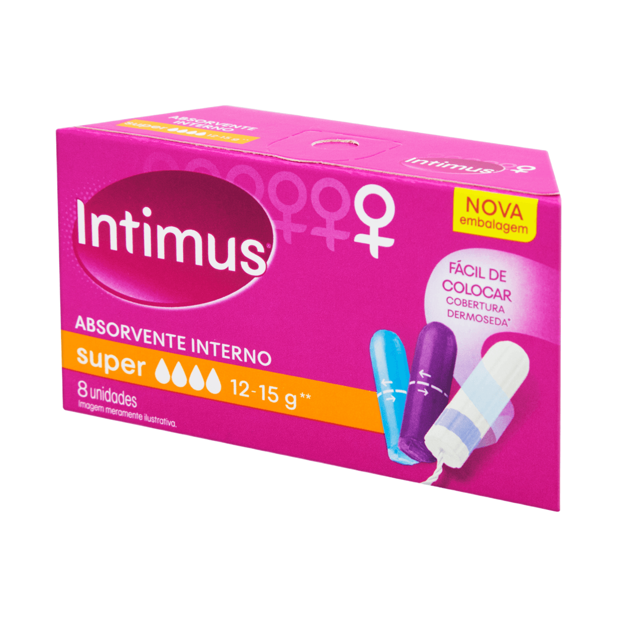 Absorvente Interno Intimus Discreto Super 8 Unidades — foto 3