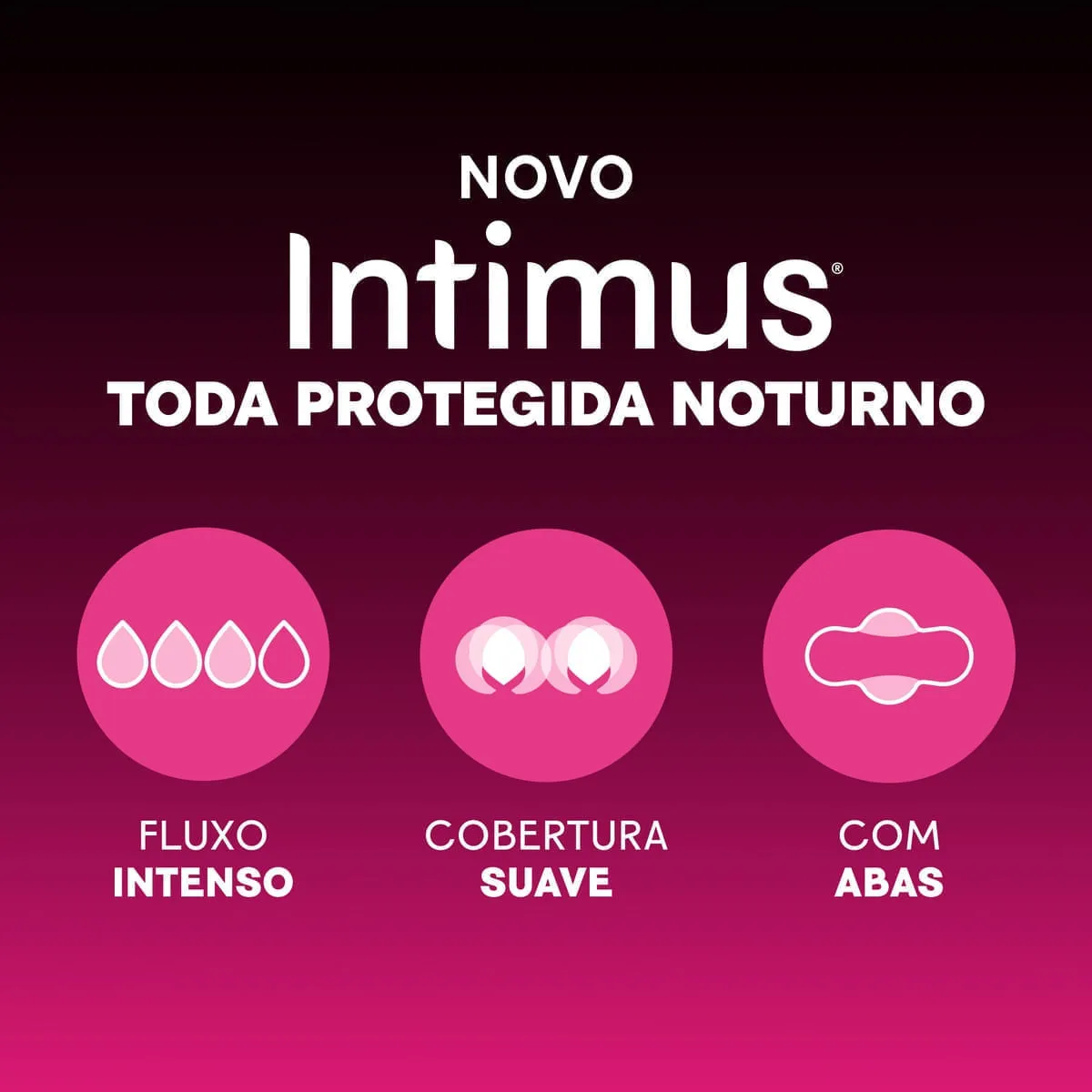 Absorvente Intimus Noturno Cobertura Suave com Abas 30 Unidades — foto 9