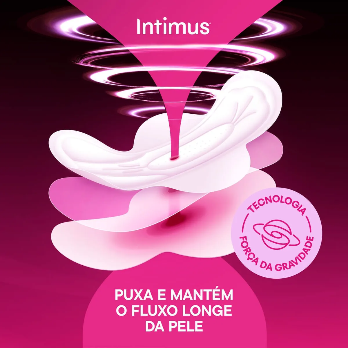 Absorvente Intimus Noturno Cobertura Suave com Abas 30 Unidades — foto 7