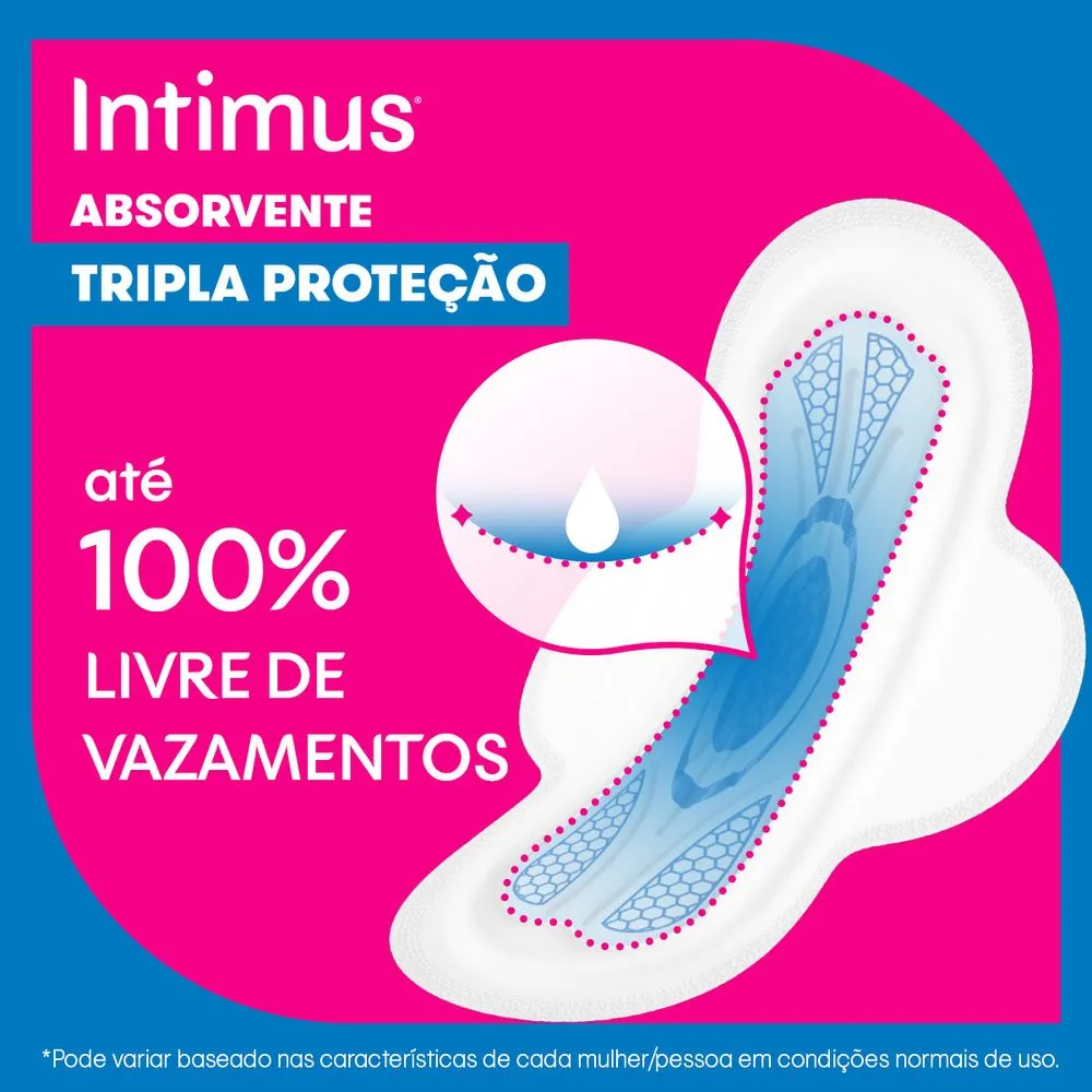 Absorvente Intimus Toda Protegida Dia Suave Com abas - 42 un — foto 13