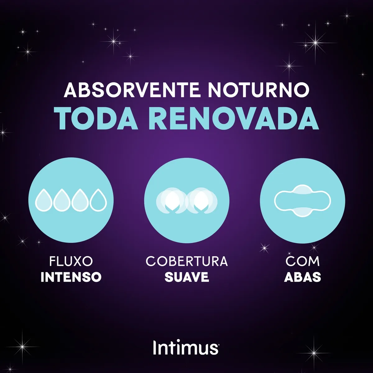 Absorvente Intimus Toda Renovada Noite Suave - 28 un — foto 6