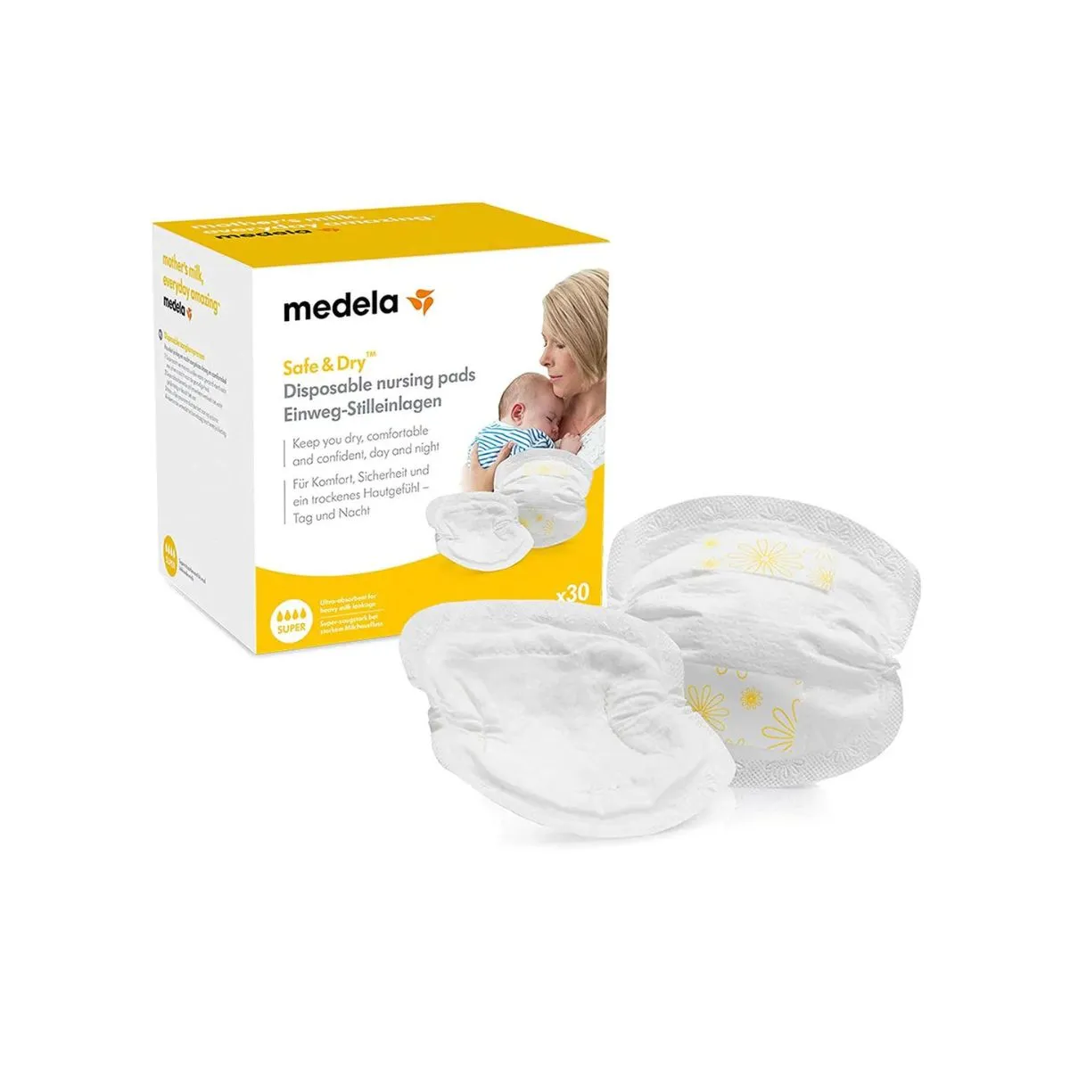 Absorvente para Seios Medela Descartável 30 Unidades — foto 2