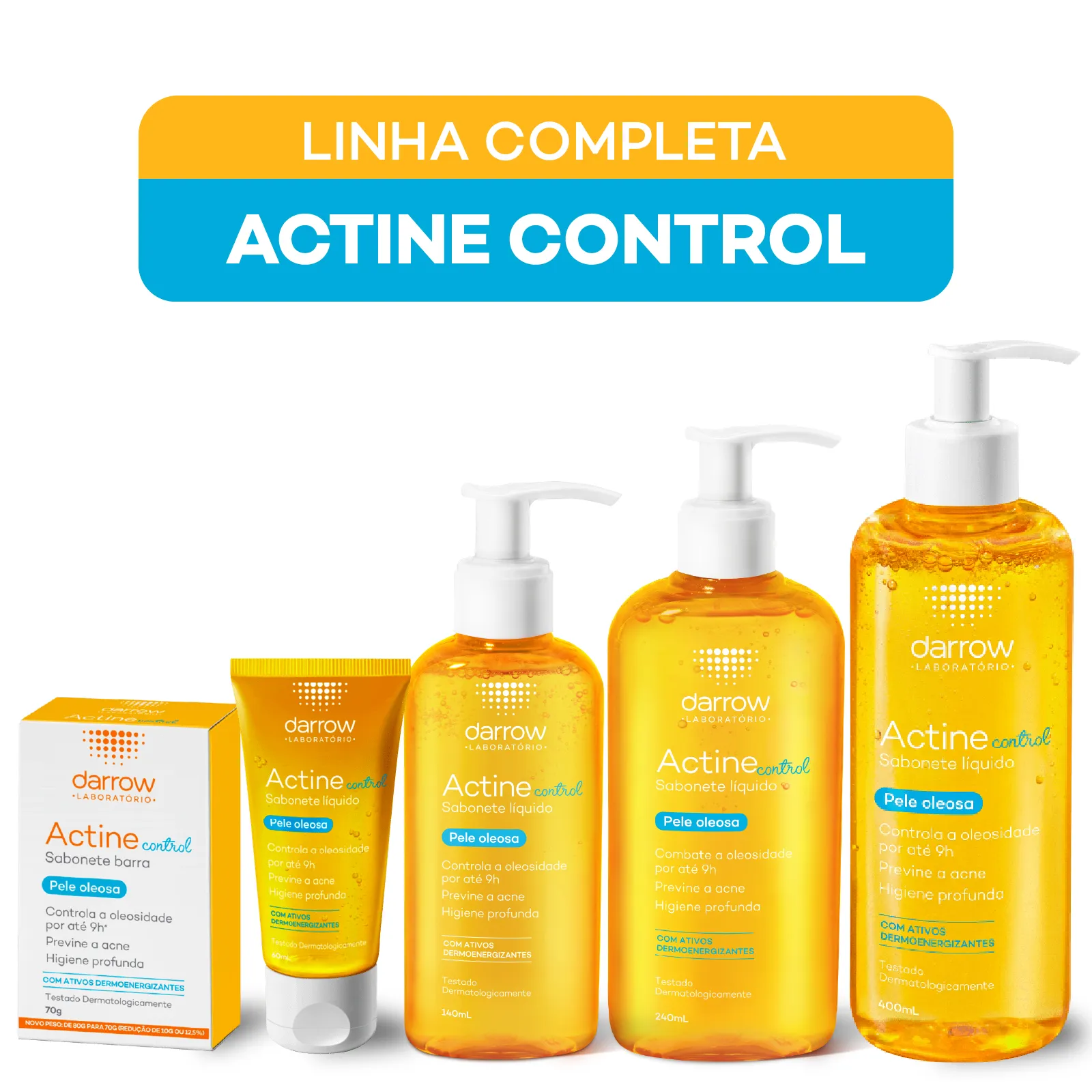Actine control sabonete Líquido Para pele Oleosa 240ml — foto 7