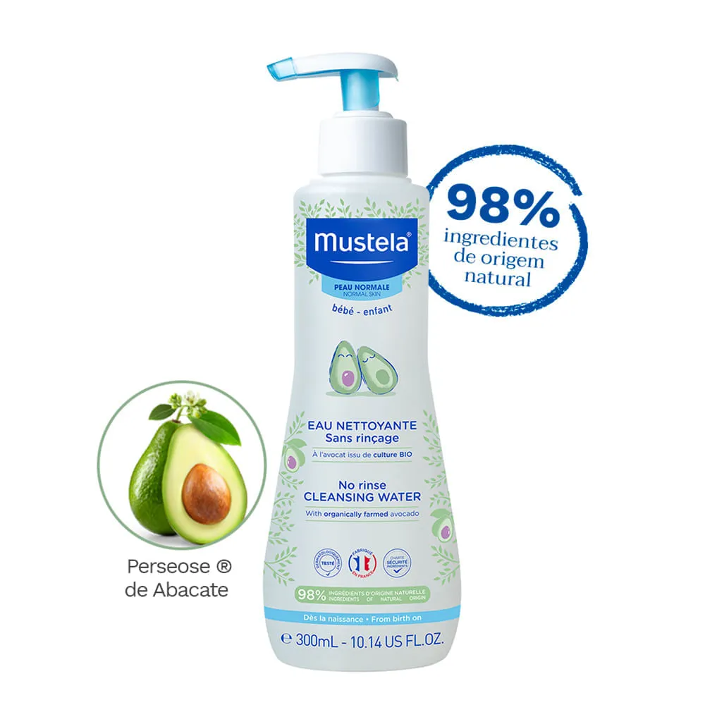 Água de Limpeza Mustela Bebê Sem Enxágue 300ml