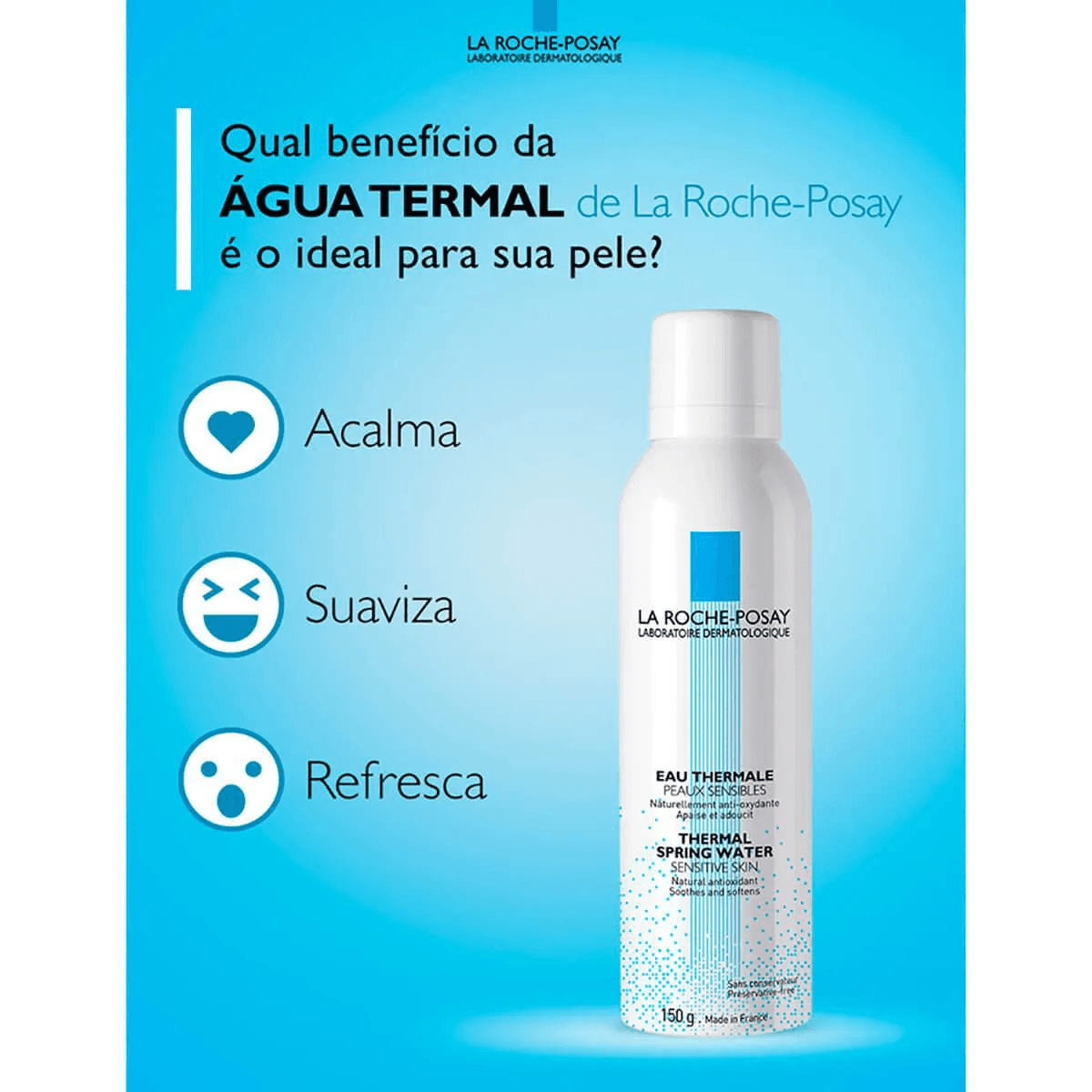 Água Termal La Roche-Posay Pele Sensível Spray 300ml — foto 2