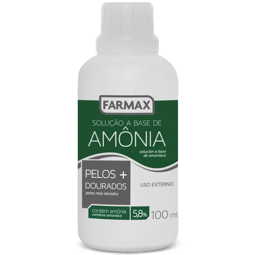Amônia Líquida 100ml - Farmax
