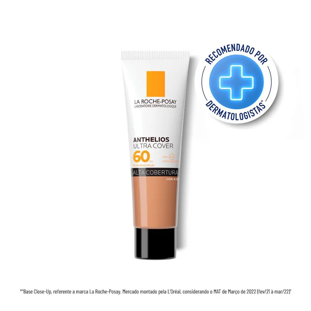 Anthelios Ultra Cover Cor 4.0 Protetor Solar Facial La Roche-Posay FPS60 30g