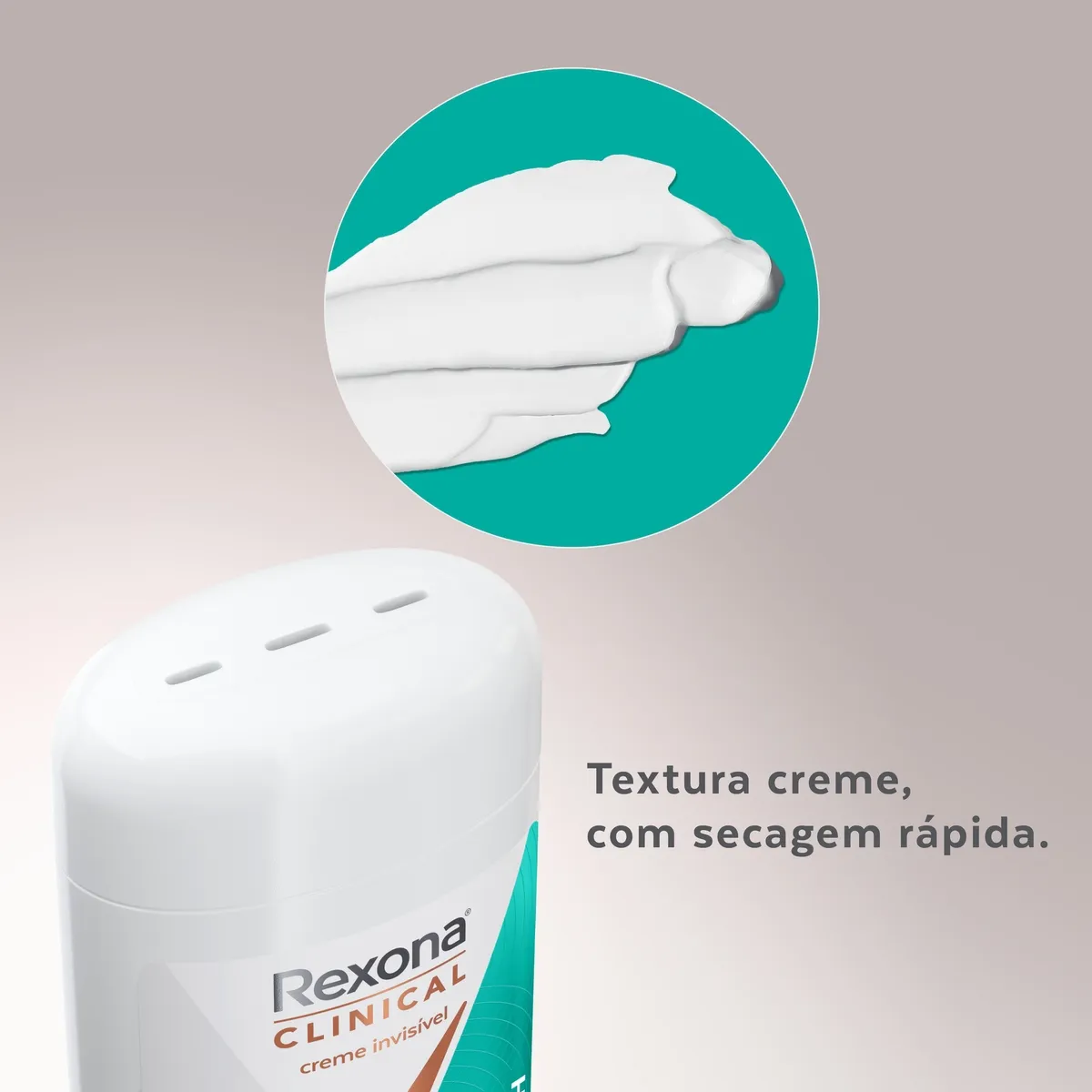Antitranspirante Rexona Clinical Invisível 96h Refresh Creme 58g — foto 5