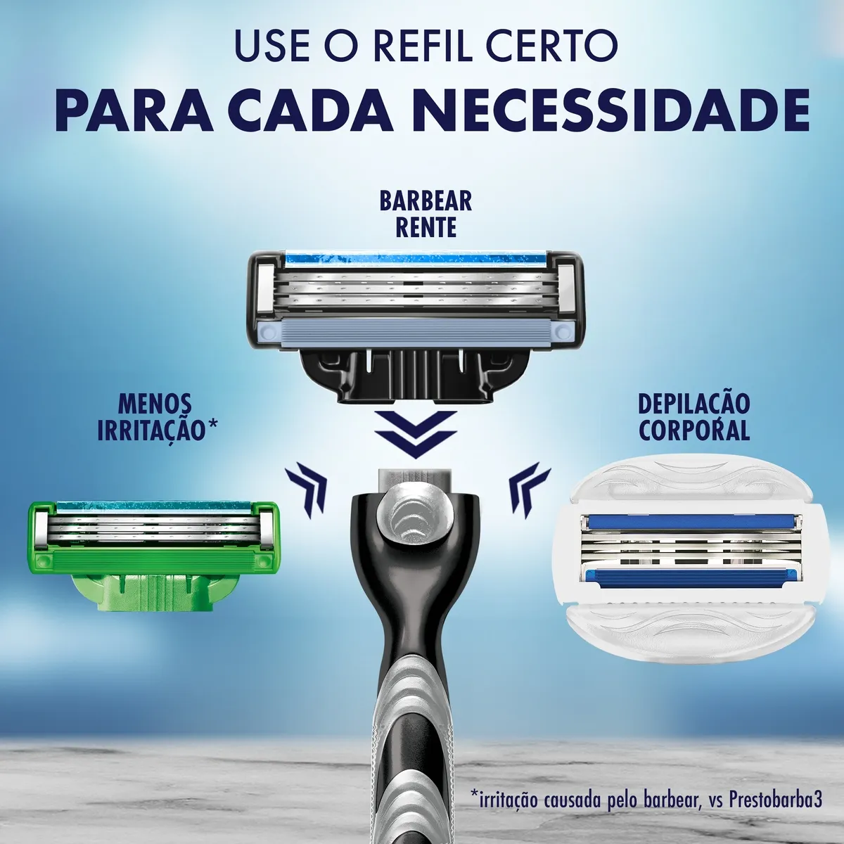 Aparelho de Barbear Recarregável Gillette Mach3 1 Unidade + 1 Cartucho — foto 6