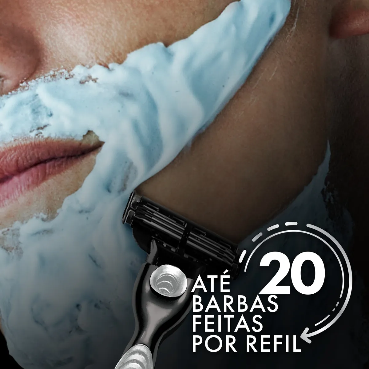 Aparelho de Barbear Recarregável Gillette Mach3 1 Unidade + 1 Cartucho — foto 5