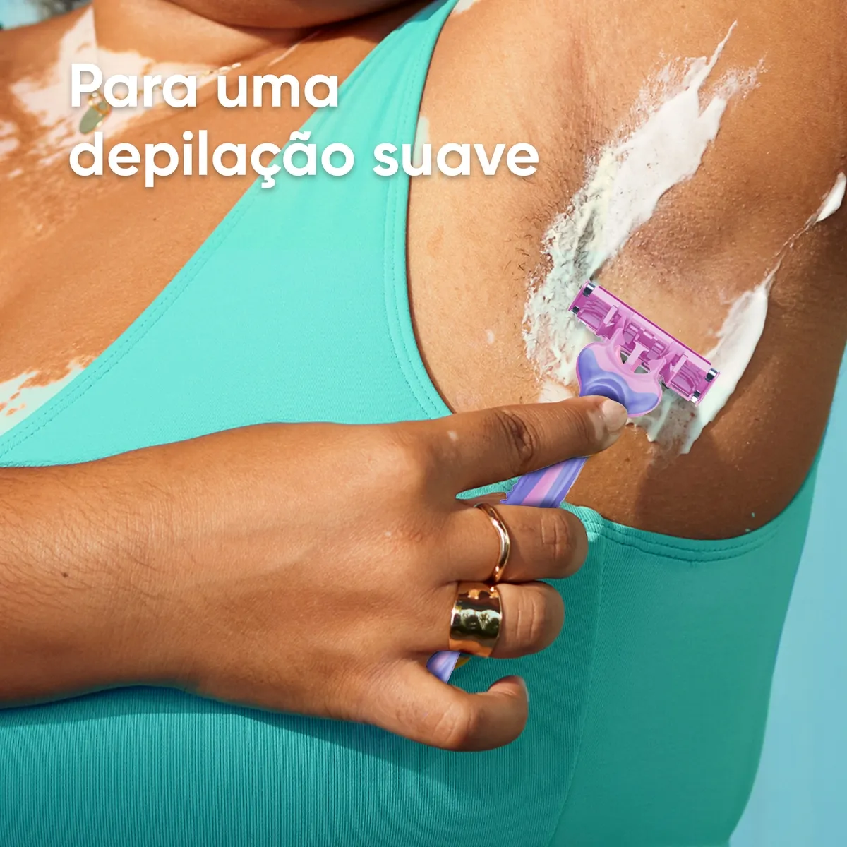 Aparelho de Depilação Descartável Gillette Prestobarba 3 Feminino 4 Unidades — foto 3