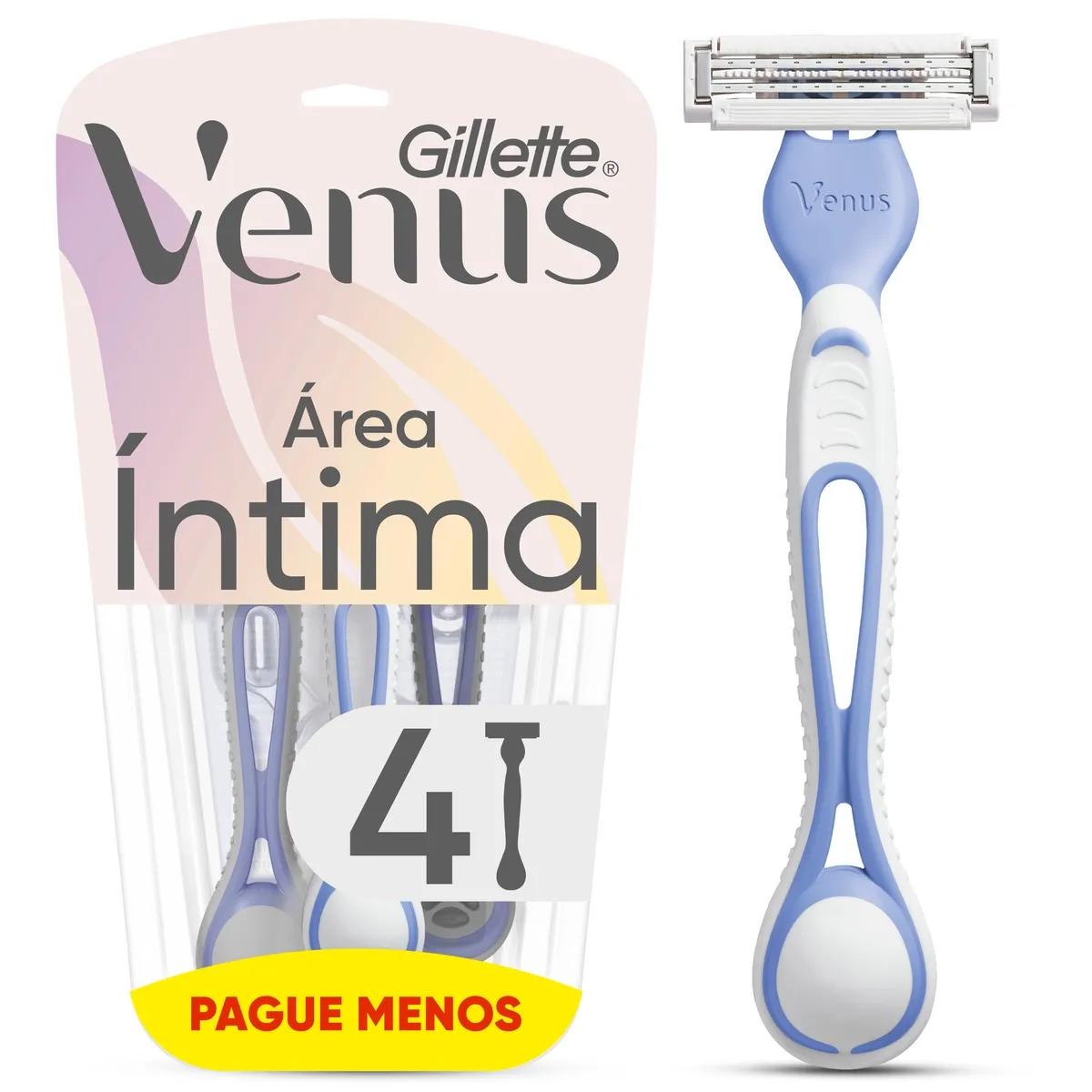 Aparelho de Depilação Descartável Gillette Venus Especial Para Área Íntima 4 Unidades