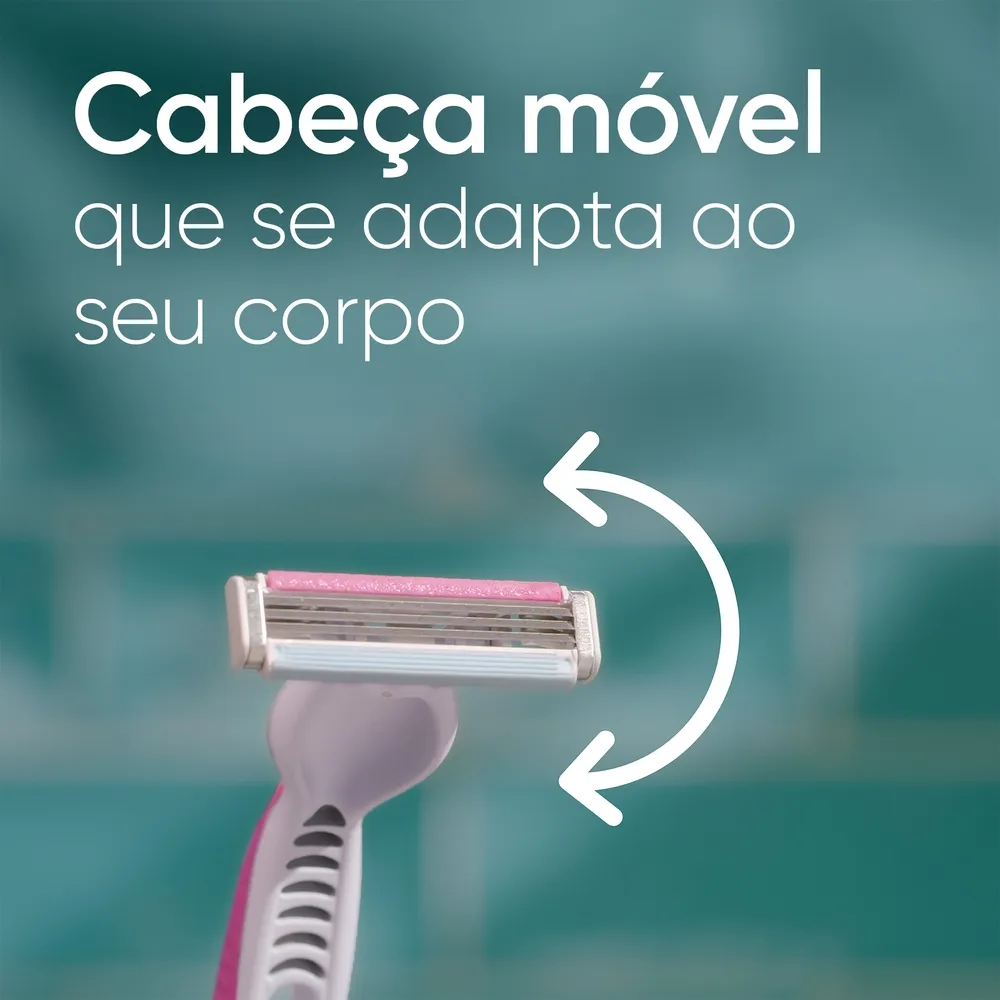 Aparelho de Depilação Descartável Gillette Venus Suave 4 Unidades — foto 4