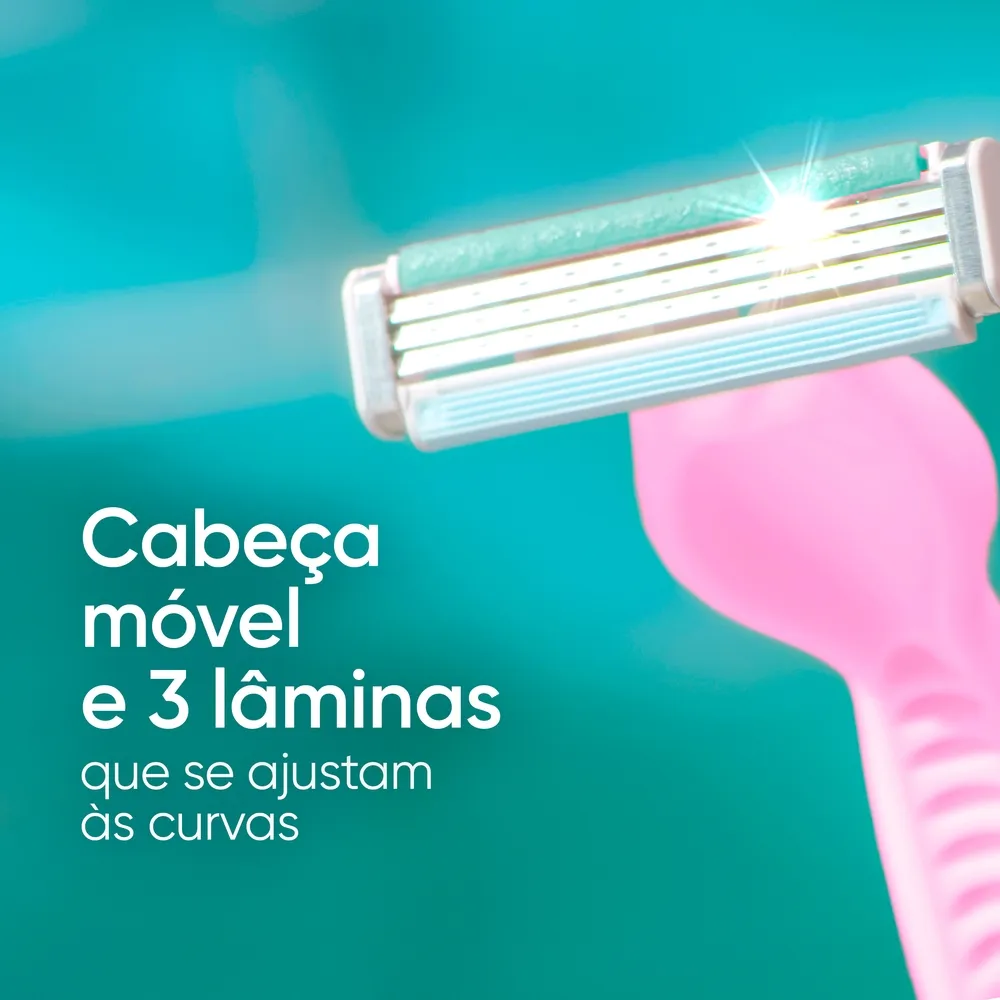 Aparelho de Depilação Descartável Gillette Venus Suave Sensitive 4 Unidades — foto 5