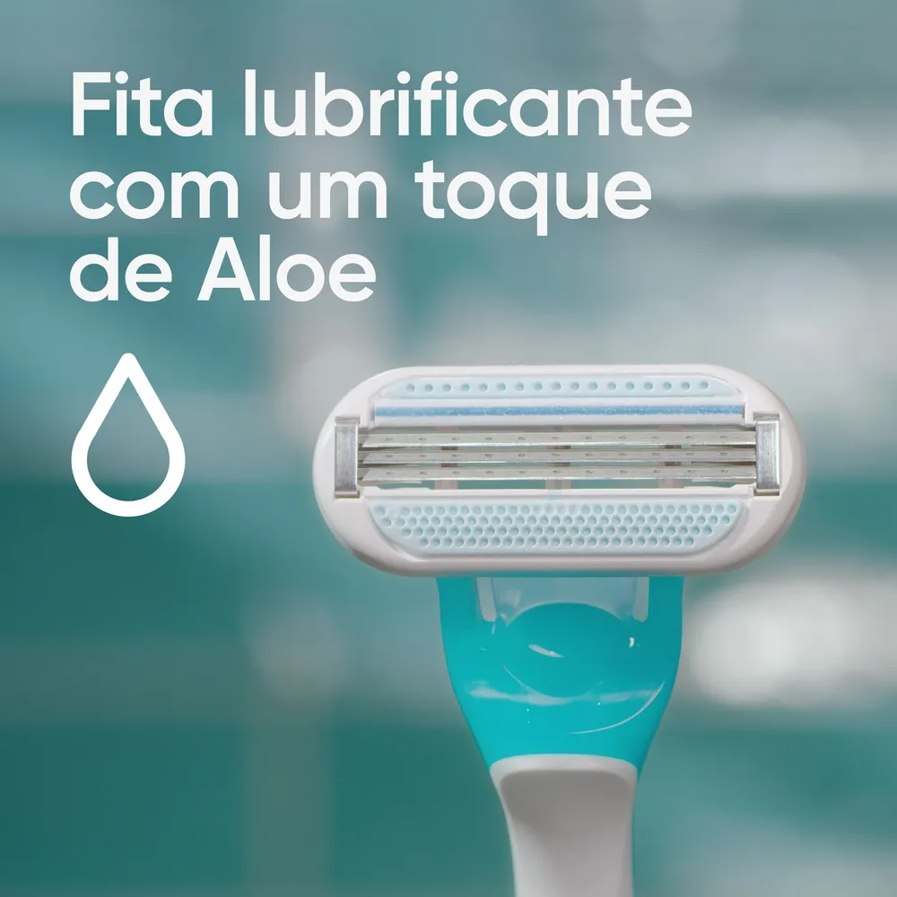 Aparelho de Depilação Descartável Gillette Venus Tropical 3 Unidades — foto 6