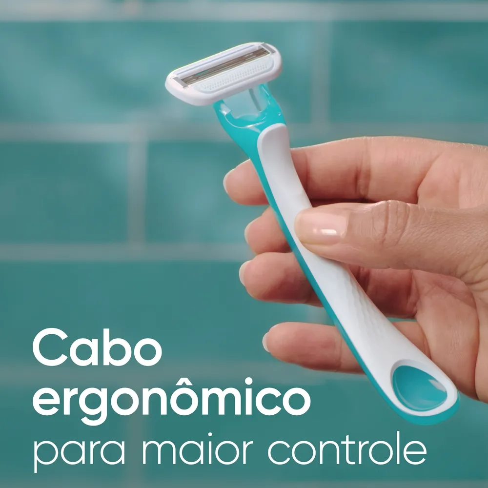 Aparelho de Depilação Descartável Gillette Venus Tropical 3 Unidades — foto 8