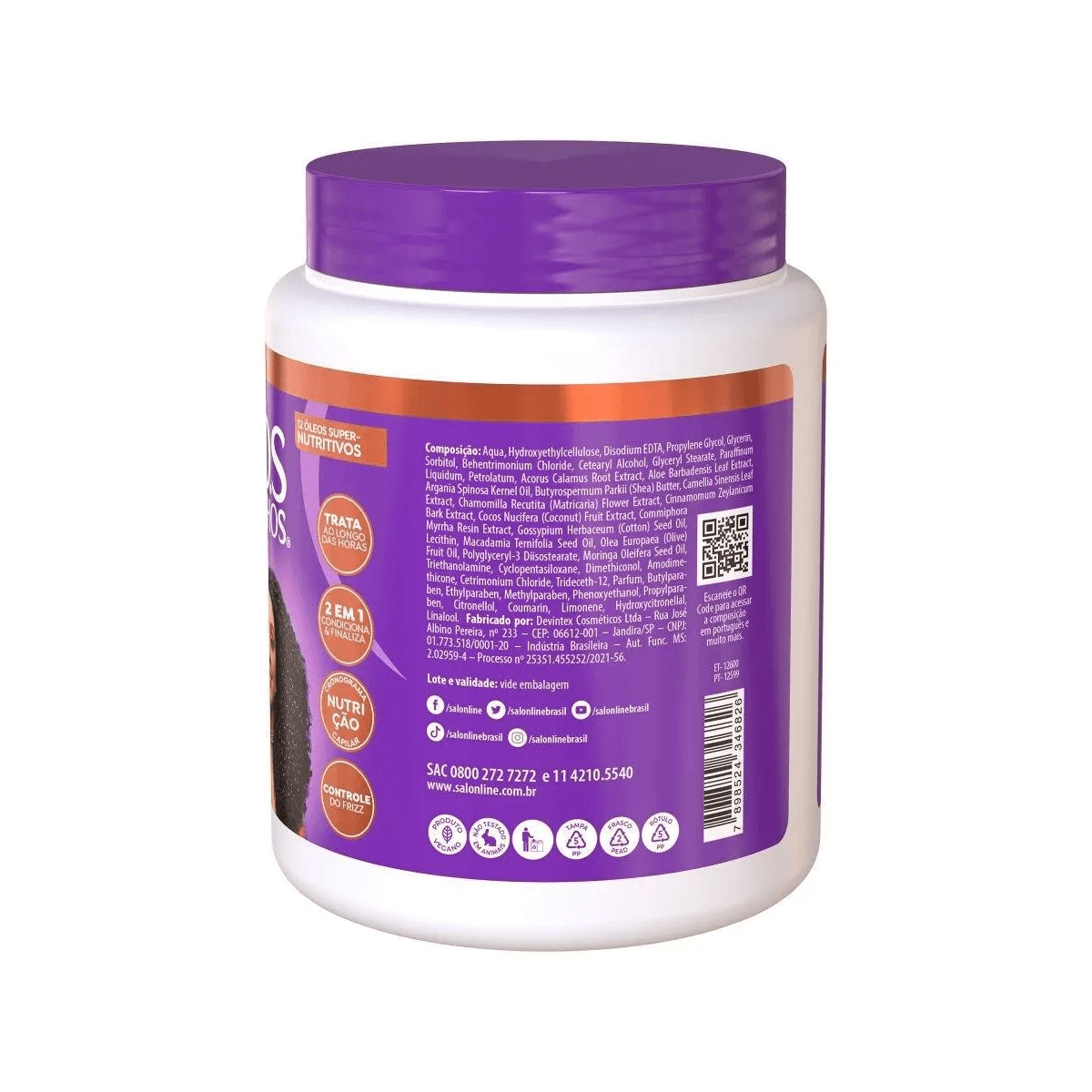 Ativador de Cachos Salon Line SOS Cachos Super Óleos 1kg — foto 2