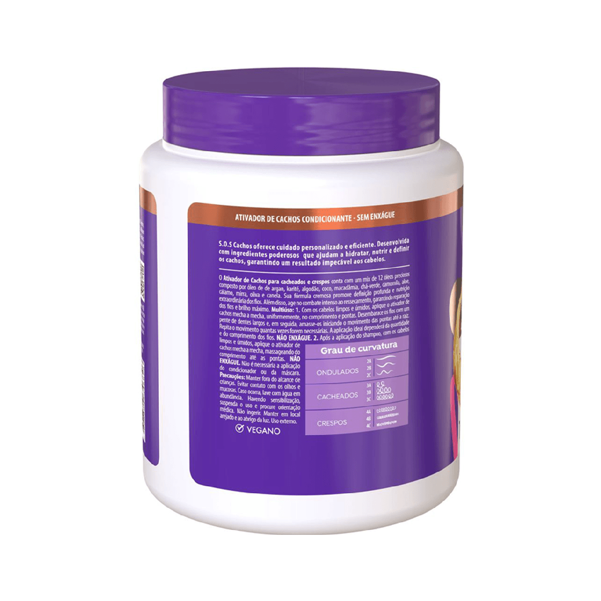 Ativador de Cachos Salon Line SOS Cachos Super Óleos 1kg — foto 3