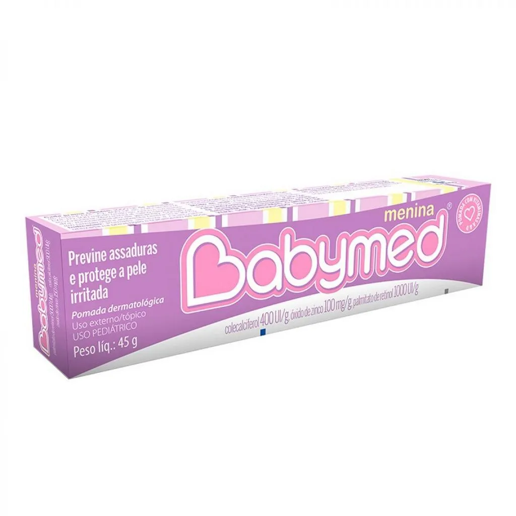Babymed Pomada Menina - 45g - Rosa