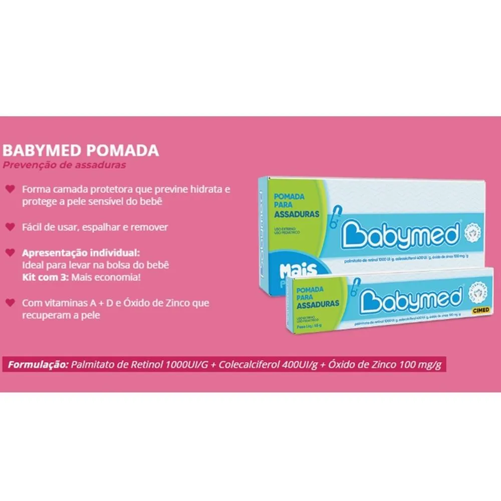 Babymed Pomada Menino - 45g - Azul — foto 2