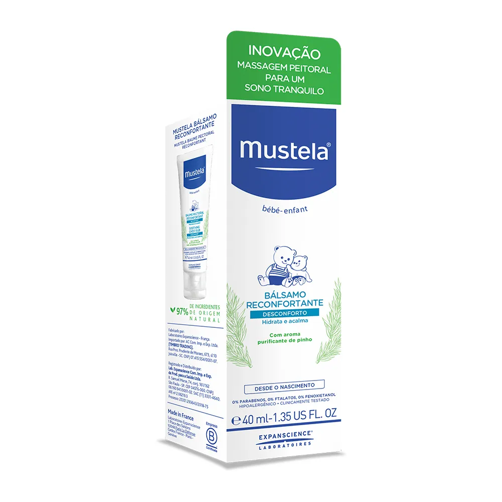 Bálsamo Peitoral Mustela Bebê Reconfortante 40ml — foto 2
