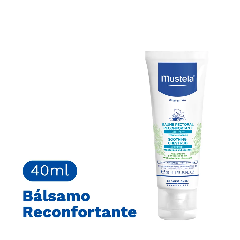 Bálsamo Peitoral Mustela Bebê Reconfortante 40ml — foto 3