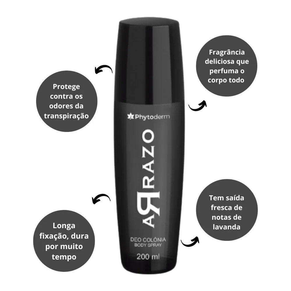 Body Splash Masculino Arrazo 200ml — foto 3