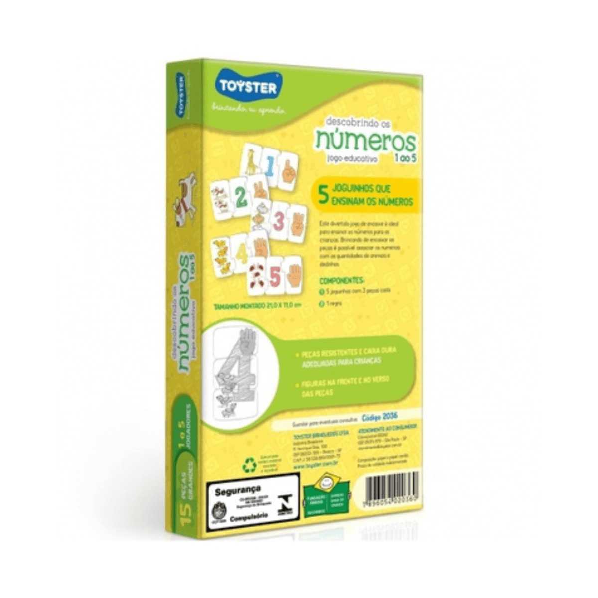 Brinquedo Descobrindo Os números de 1 Ao 5 — foto 2