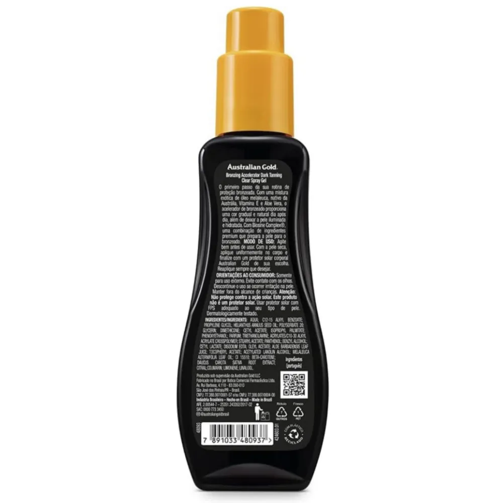 Bronzeador Australian Gold Accelerator Spray Gel 125g — foto 2