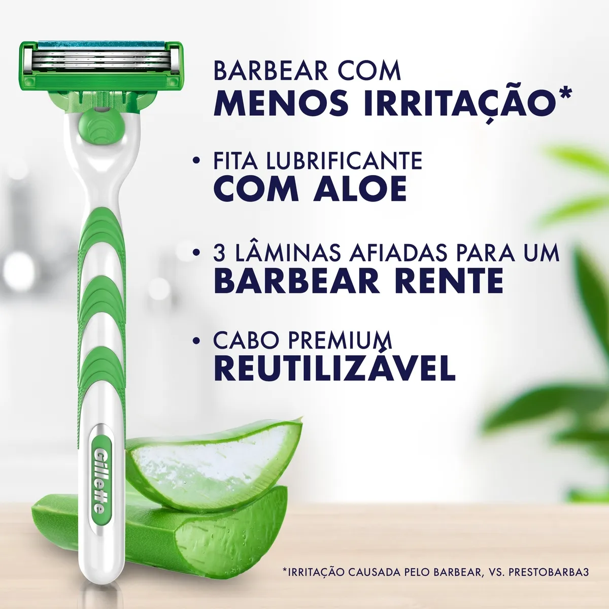 Carga para Aparelho de Barbear Gillette Mach3 Sensitive 4 Unidades — foto 2