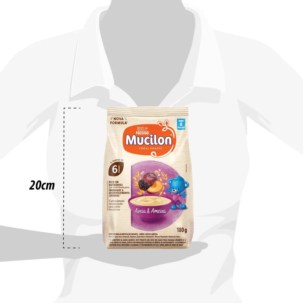Cereal Infantil Mucilon Aveia Integral e Ameixa +6 meses 180g — foto 6