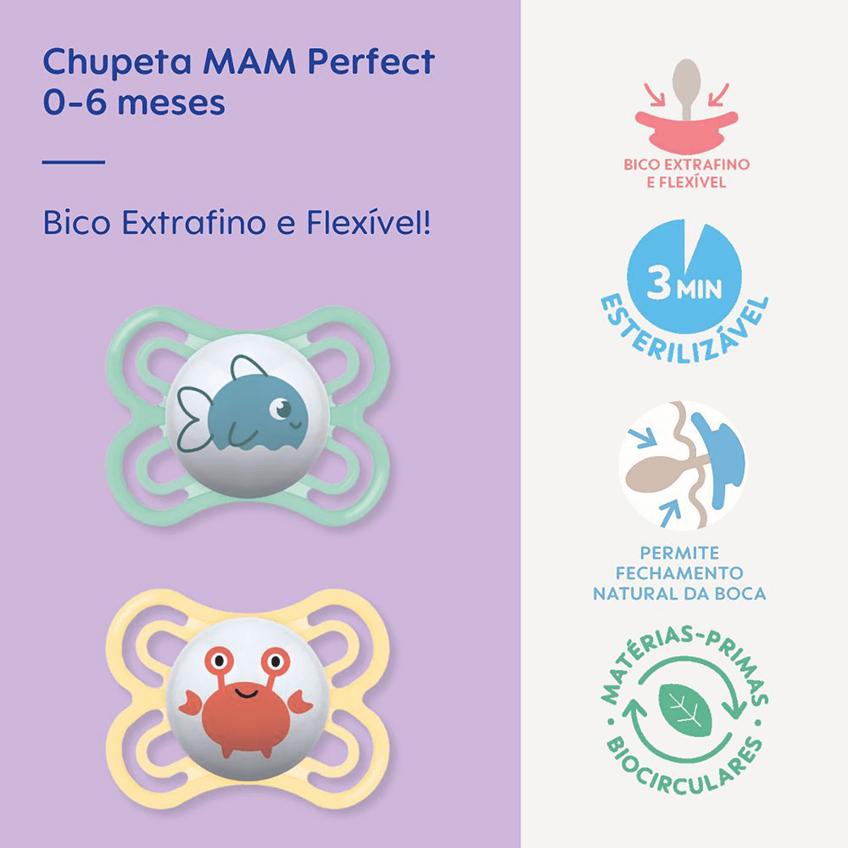 Chup mam perfect neutra 0-6 Meses — foto 2