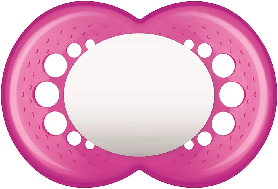 Chupeta MAM Original Ortodôntica +16 meses SkinSoft Silicone Rosa 1 Unidade