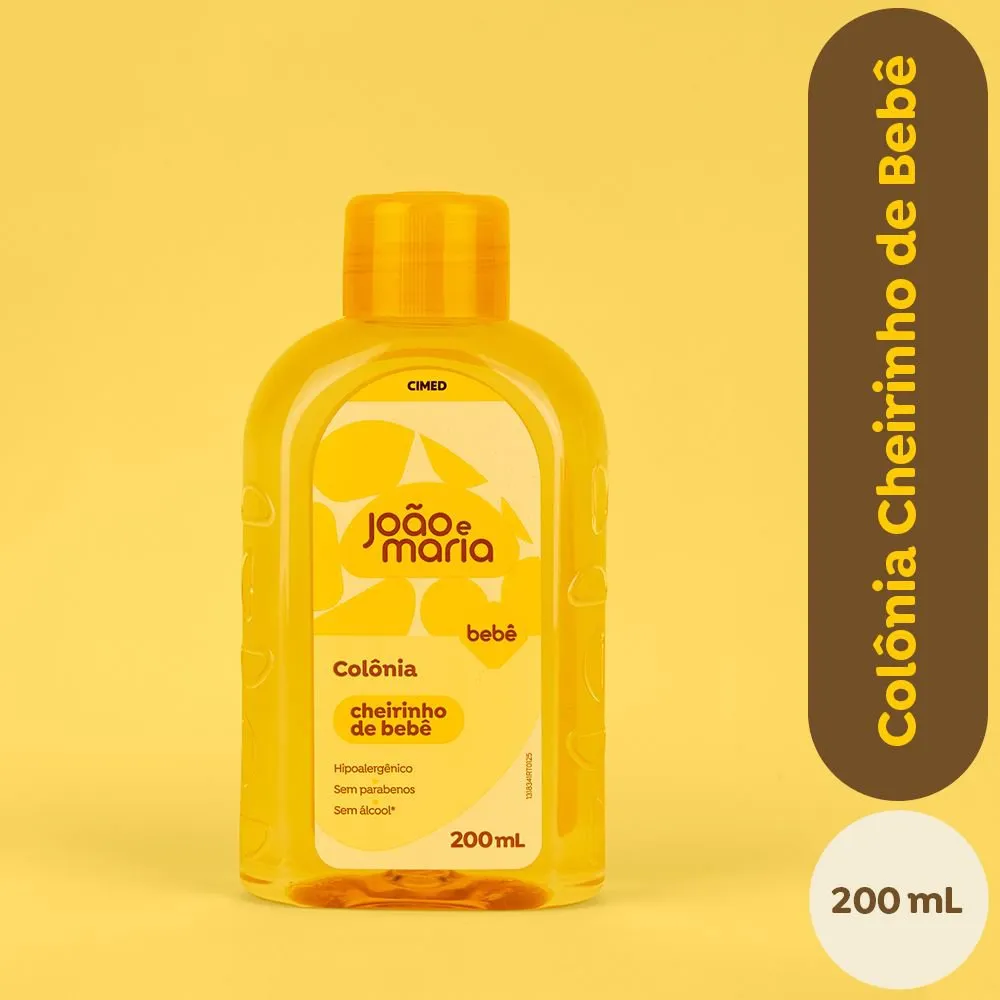 Colônia Cheirinho De Bebê João E Maria 200ml — foto 2