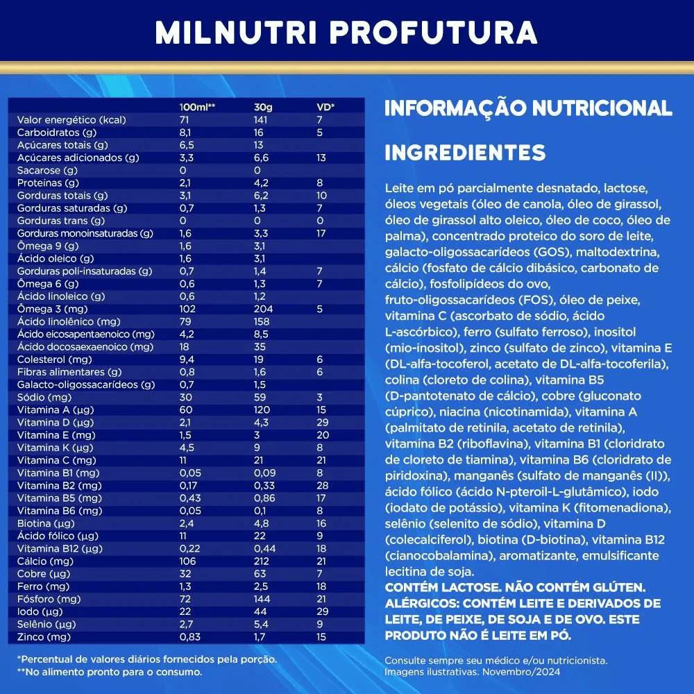 Composto Lácteo Infantil Milnutri Profutura 800g — foto 6