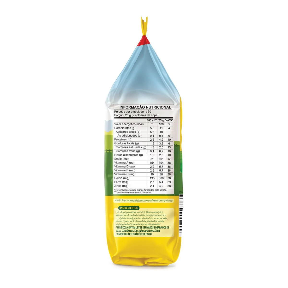 Composto Lácteo NINHO Forti+ Fibras Sachê 750g — foto 3