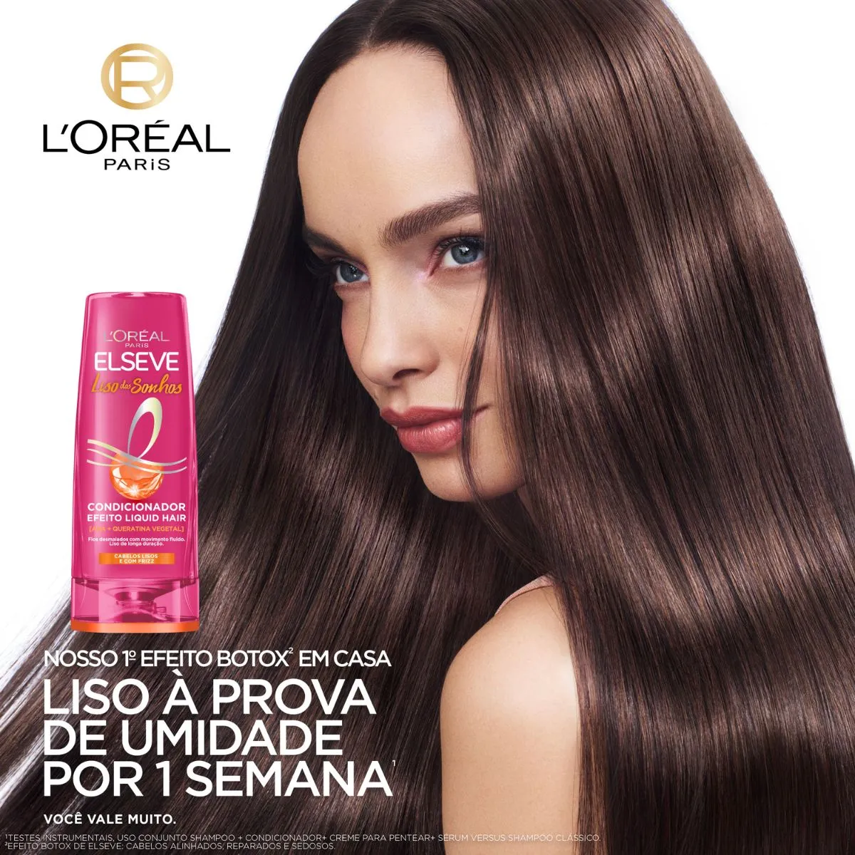 Condicionador Elseve Liso dos Sonhos Liquid Hair 400ml — foto 3