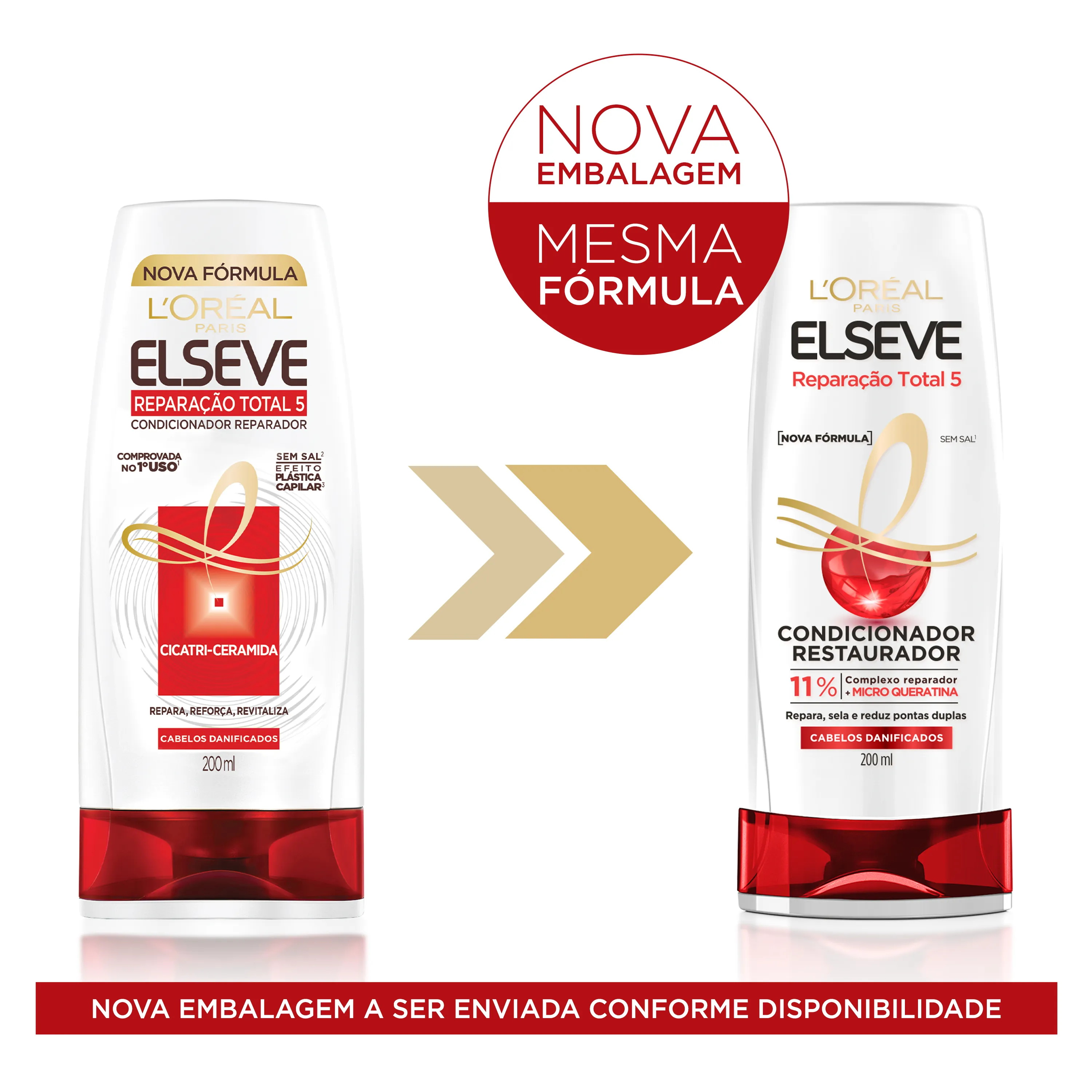 Condicionador Elseve Reparação Total 5 Restaurador 200ml — foto 3