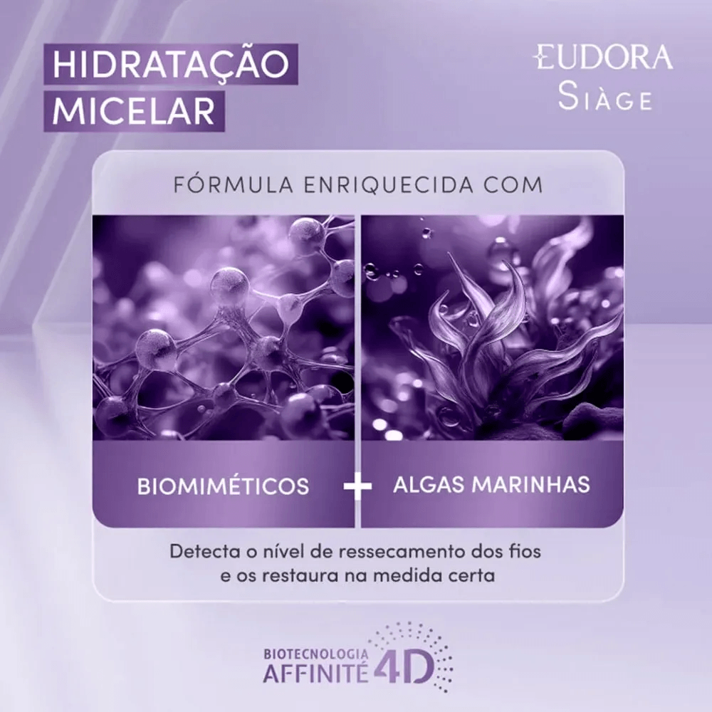 Condicionador Eudora Siàge Hidratação Micelar 200ml — foto 2