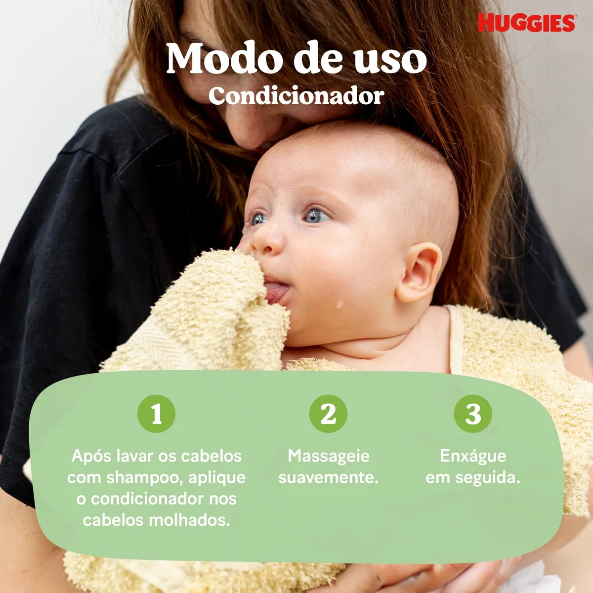 Condicionador Huggies Camomila para Bebê Hipoalergênico 200ml — foto 3