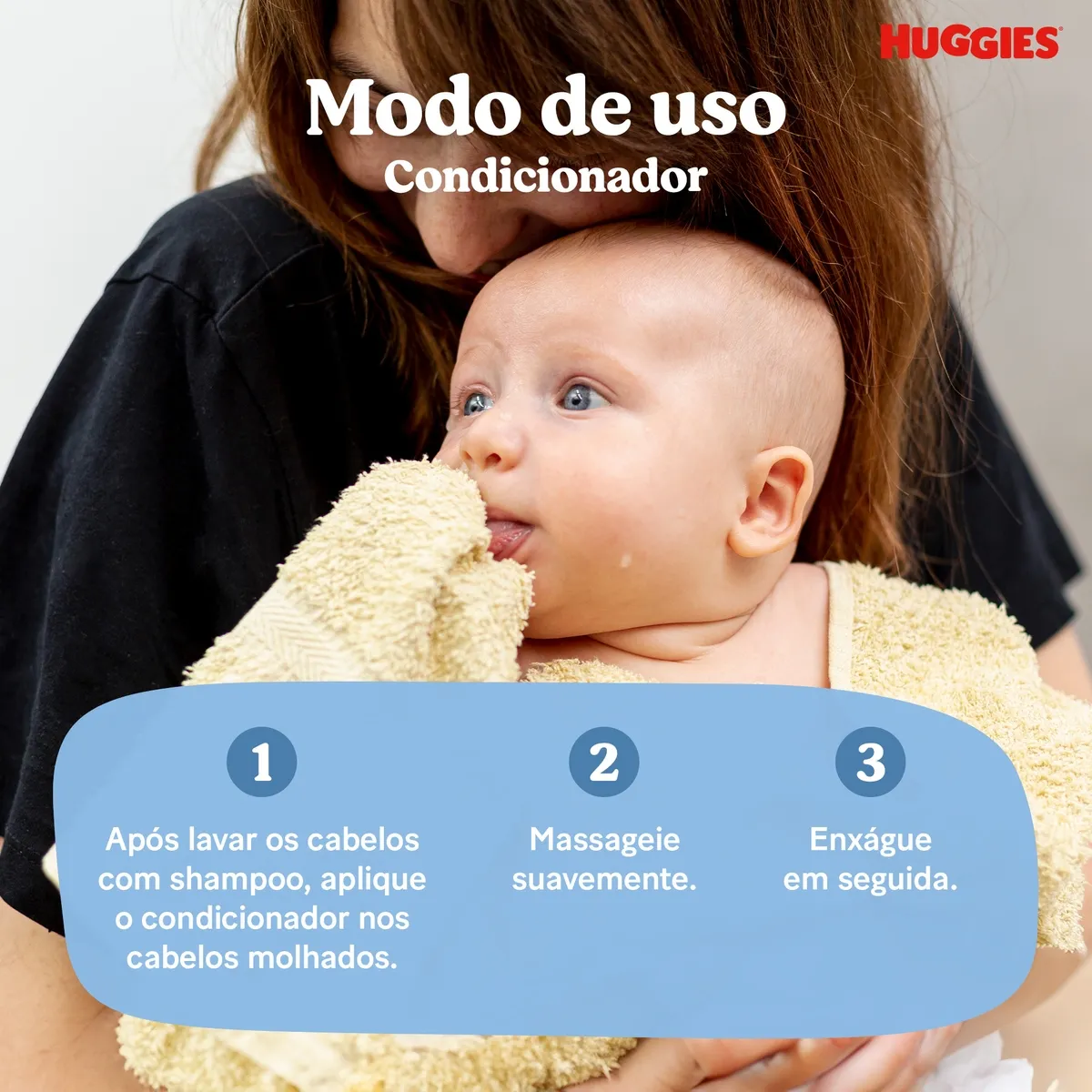 Condicionador Huggies Extra Suave para Bebê Hipoalergênico 200ml — foto 3