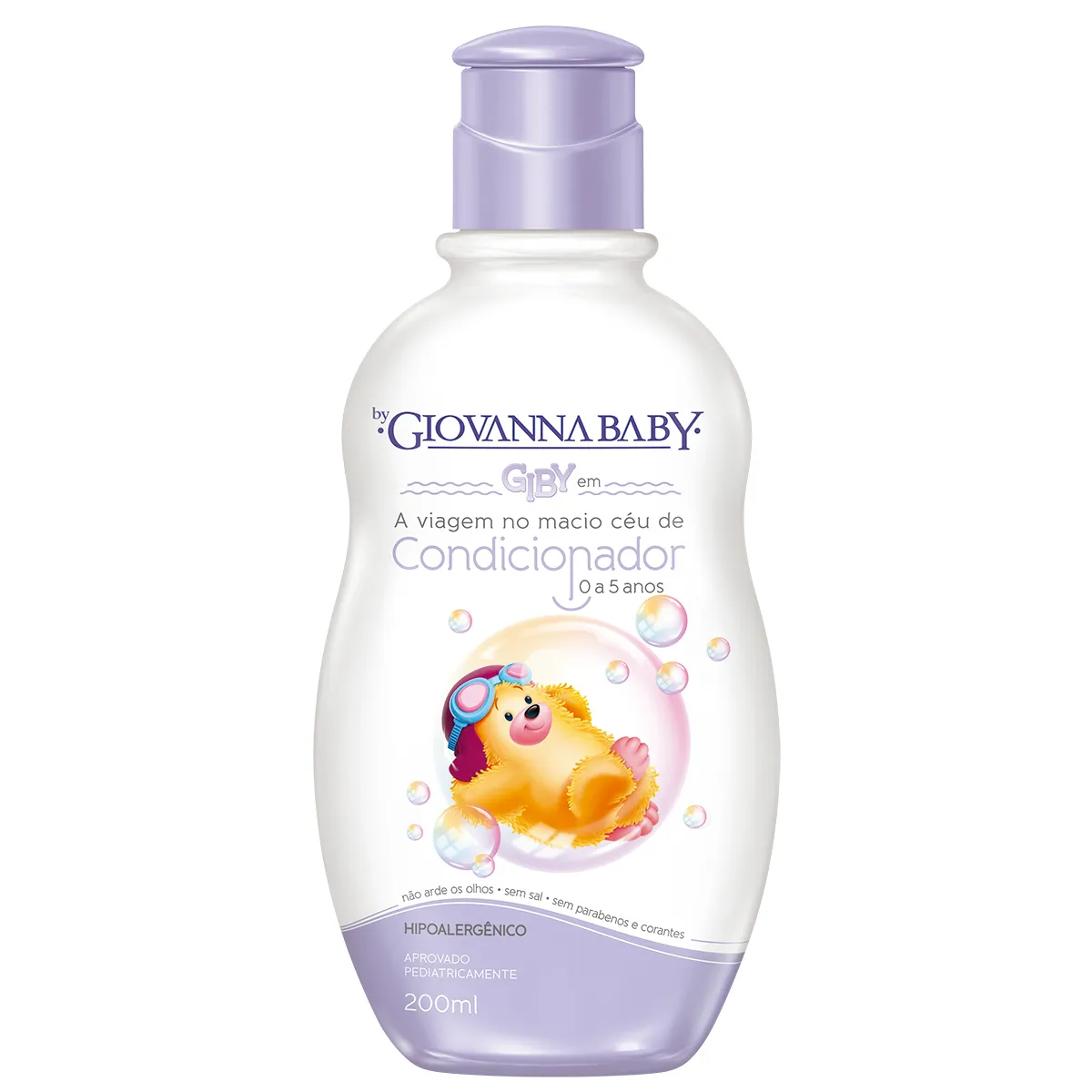 Condicionador Infantil Giovanna Baby Giby Hipoalergênico 0 a 5 anos 200ml