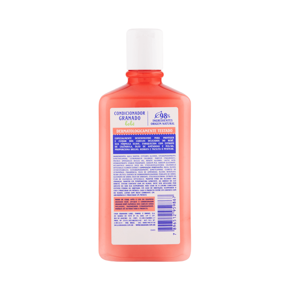 Condicionador Infantil Granado Bebê Calêndula 250ml — foto 3