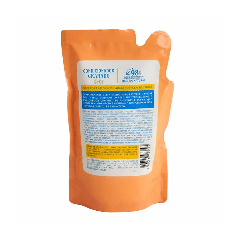 Condicionador Infantil Granado Bebê Tradicional Refil 250ml